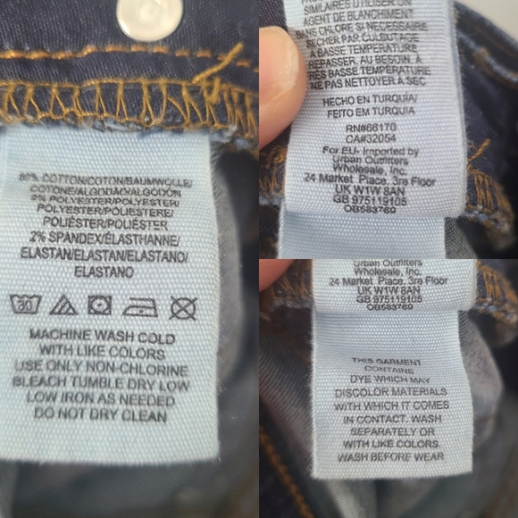 Free People High Rise Busted Knee Skinny Jeans - Picture 6 of 7